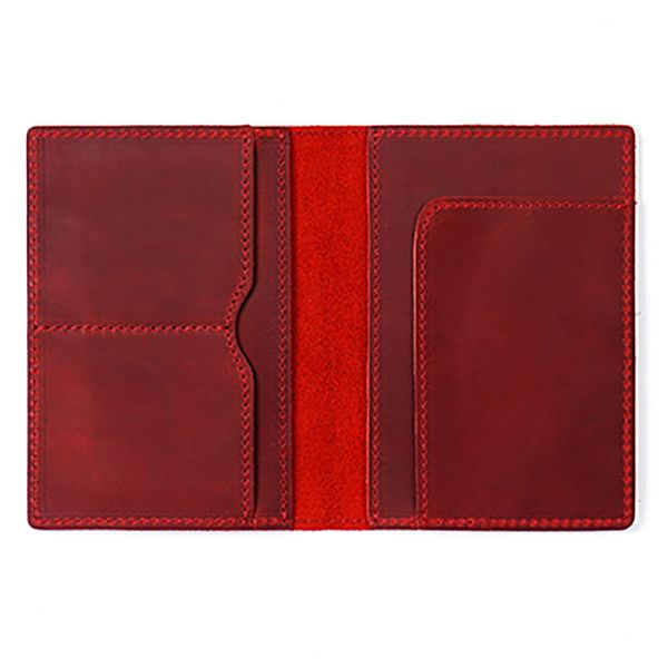 Genuine Leather Vintage Handmade Passport Holder