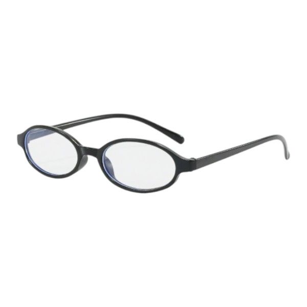 Anime-Inspired Petite Frame Glasses - Black