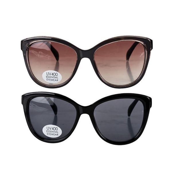 Bulk Pack x 2 Sunglass Essential UV400 Ladies Round Oversized Classic
