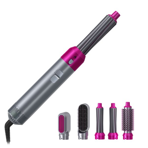 5 in 1 Interchangeable Hot Air Brush &amp; Hair Dryer
