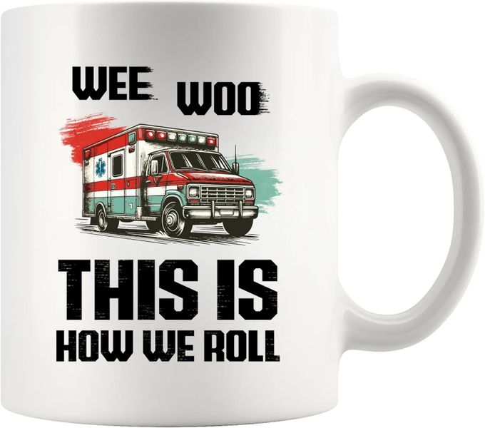 How we roll-Father's day-Mother's day-Valentines mug