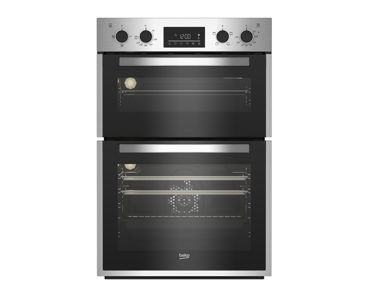 Beko 60cm Built-In Double Oven Inox