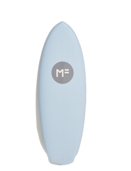 Mick Fanning Softboard Surfboard - 5'8 Little Marley - Sky Blue FCSII 5Fin
