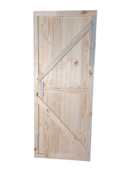 Door - Pine OB Z Braced F/L Open Back (TDA-11)