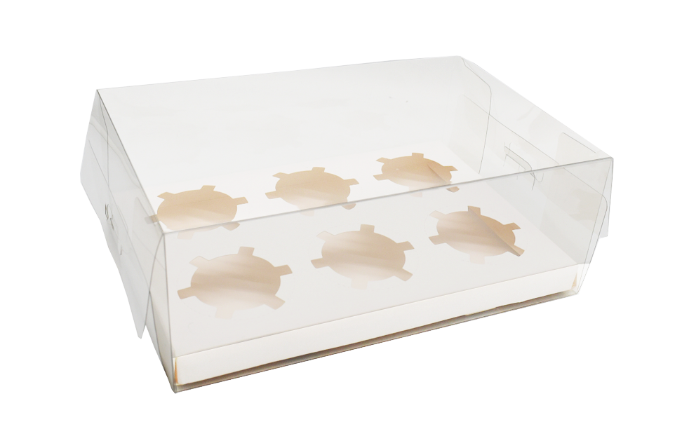 Bestby 10 pieces clear packing boxes for 6 9 12 cupcakes shop today