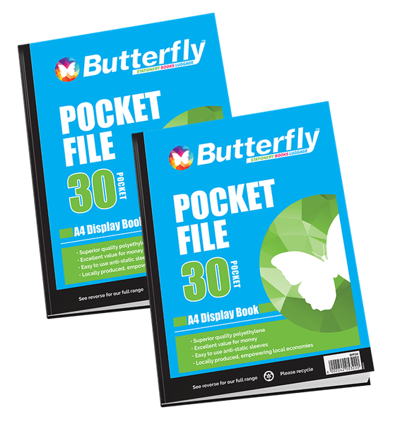 Pocket File - A4 50 m 30 Pocket Display Book X2