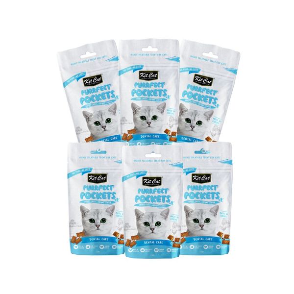 Kit Cat - Purrfect Pockets Dental Care (6 x 75g)