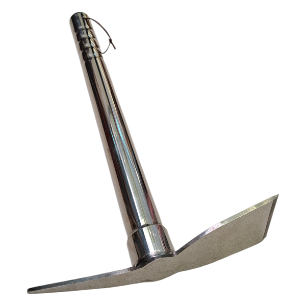 Stainless Steel Ice Pick Spiked Hoe 38cm with Hanging Loop