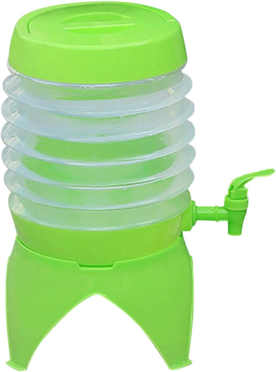 72HRS Récipient de stockage d'eau pliable avec robinet et poignée