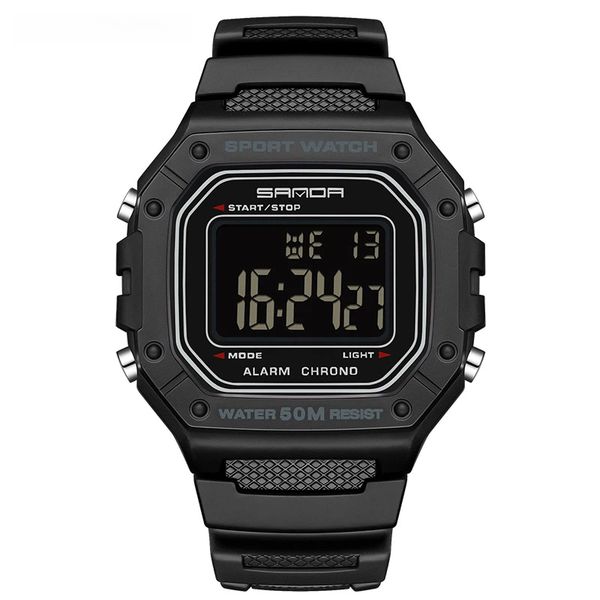 Mens Digital Watch Sports Military Wrist Watch Waterproof LED Night Light