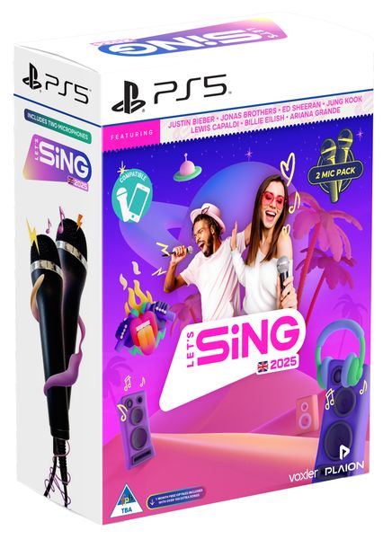 Let's Sing 2025 with Two Mircophones (PS5)