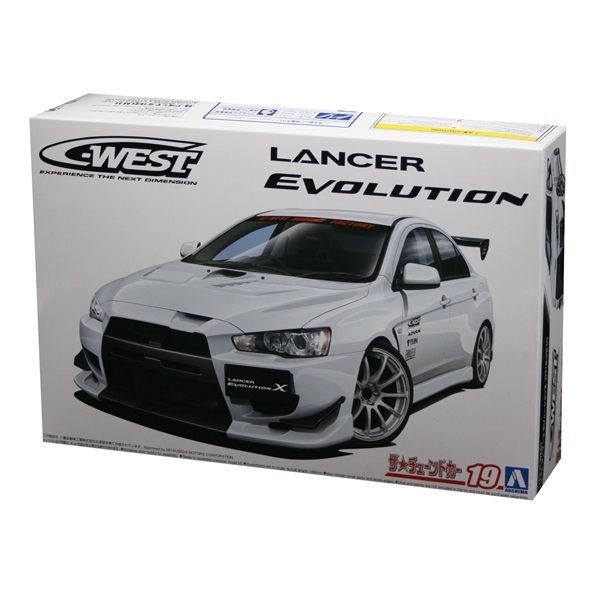 Aoshima 05897 1/24 C-West Lancer Evolution 2007