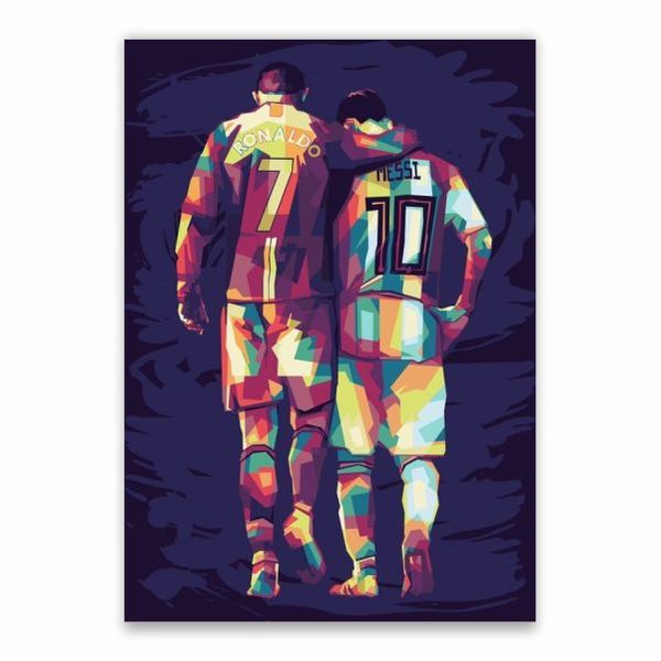 Messi And Ronaldo Poster - A1