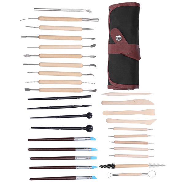 Clay Carving Tool Set 30pcs Pottery Knife