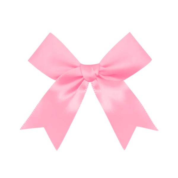 Bulk - Luxury Premade Mini Satin Bows - Set of 25 - Metallic Sliver