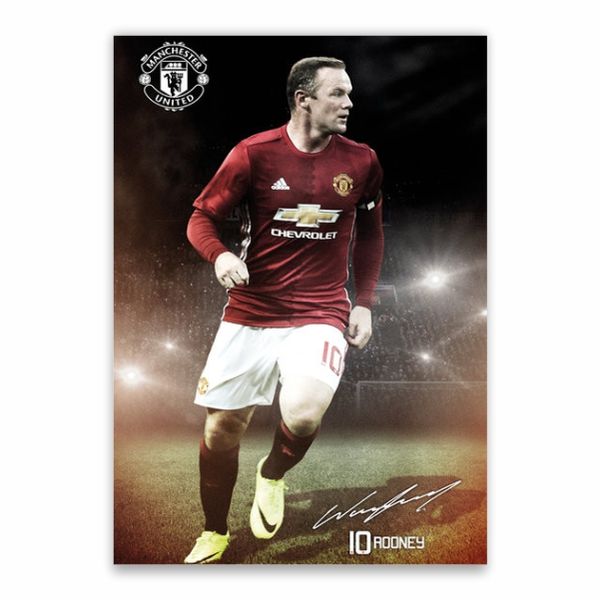 Wayne Rooney 10 Poster - A1