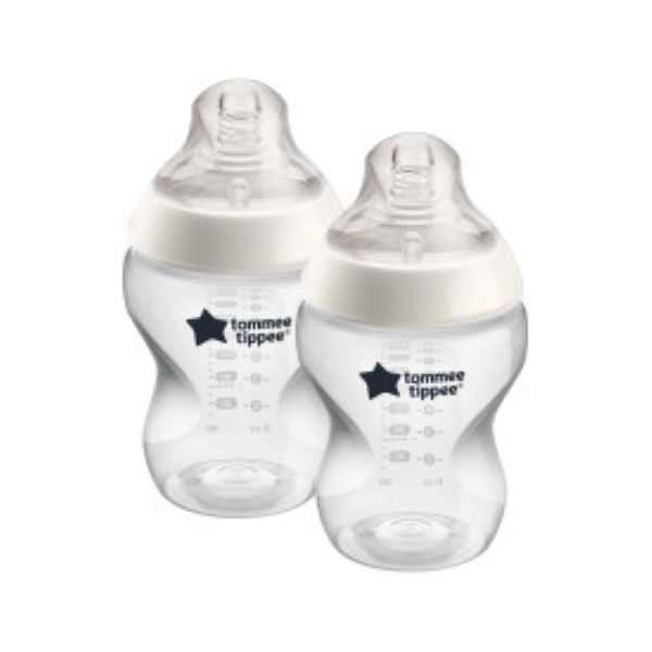 Tommee Tippee 260ml Baby Bottles with Slow Flow Teats 2 Pack Shop