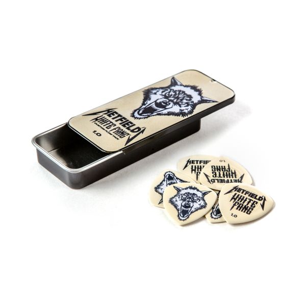 Dunlop Hetfield's White Fang Pick Tin 1.0mm