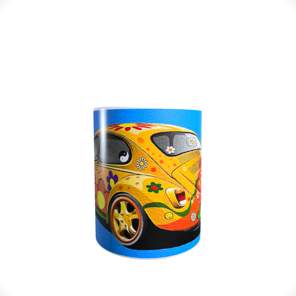 Hippie - Volkswagen Beetle - Coffee Mug