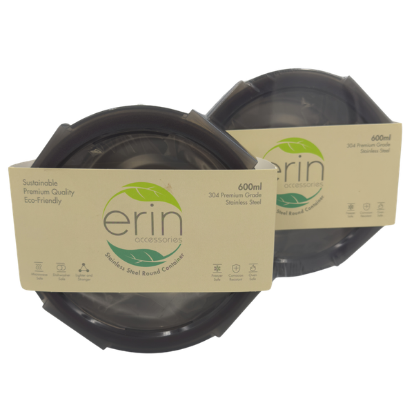 Erin Microwave Safe Stainless Steel Food Containers
