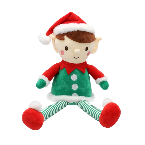Season's Greetings Christmas Elf Plush Toy- 48cm