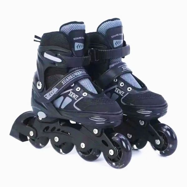 Adjustable Kids Inline Roller Skates Set