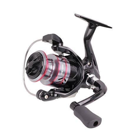 Sleek Alloy Design Spinner Fishing Reel with 14 Bearings - Black Image