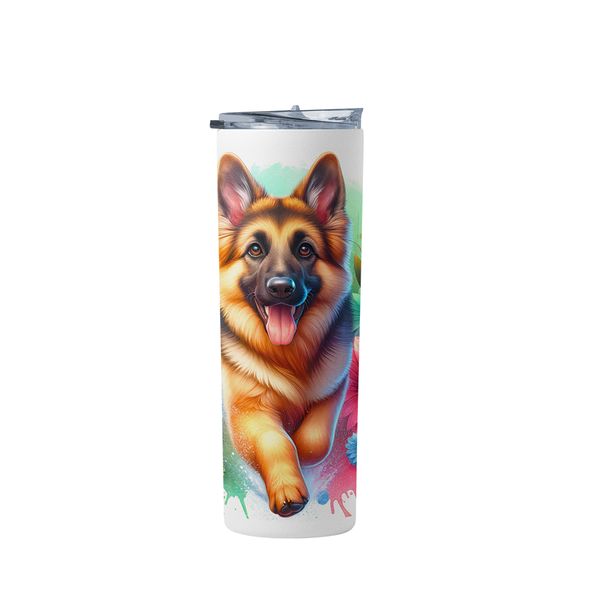 German Shephard Double Wall Stainless Steel Travel Tumbler 900ml