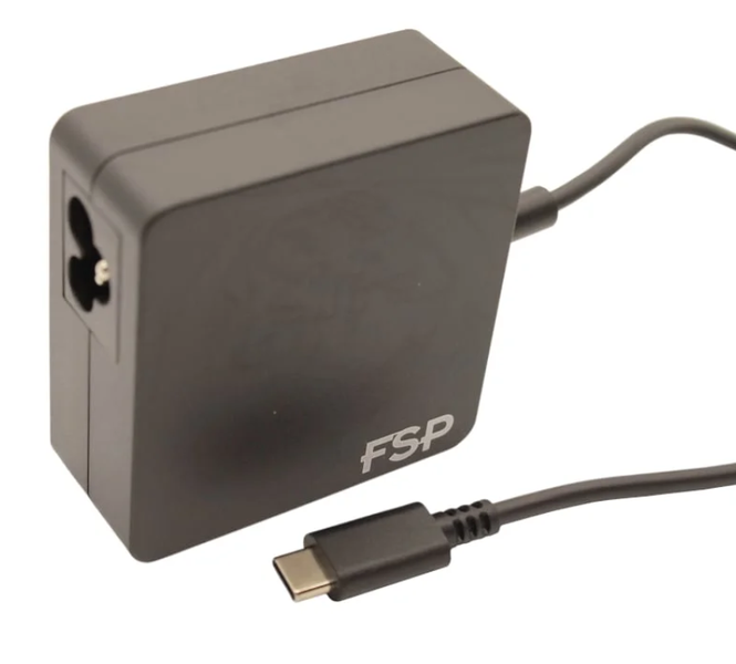 FSP 65W Universal Type-C Adapter - Portable Power for Notebooks and Phones