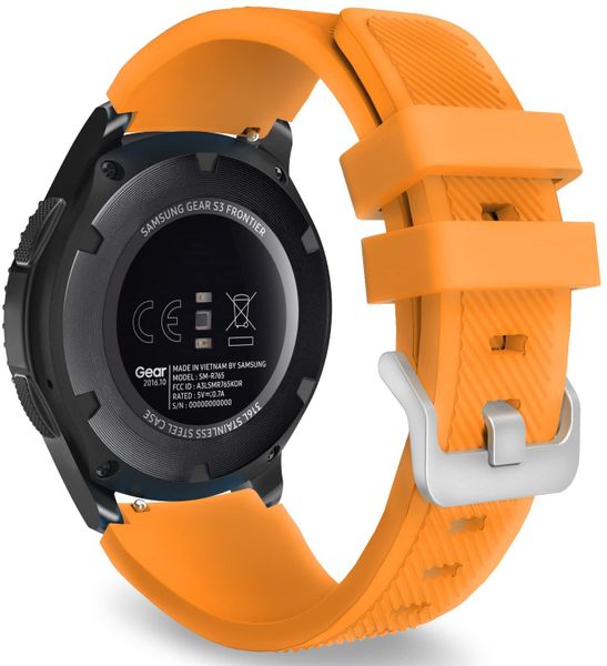 Watch Strap Compatible with Samsung Gear S3 Frontier/Classic - Orange