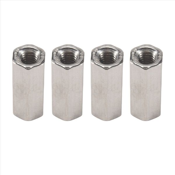 4 Pcs M6 x 1 Pitch 25 Mm Long 304 Stainless Steel Compatible with None