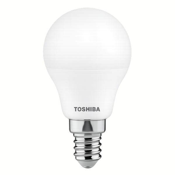 TOSHIBA E14 G45 Golfball LED Light Bulb 5W Cool Daylight 6500K