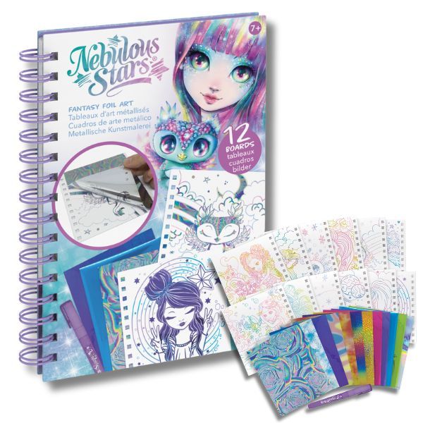 Nebulous Stars Fantasy Foil Art Isadora Art Book for Kids