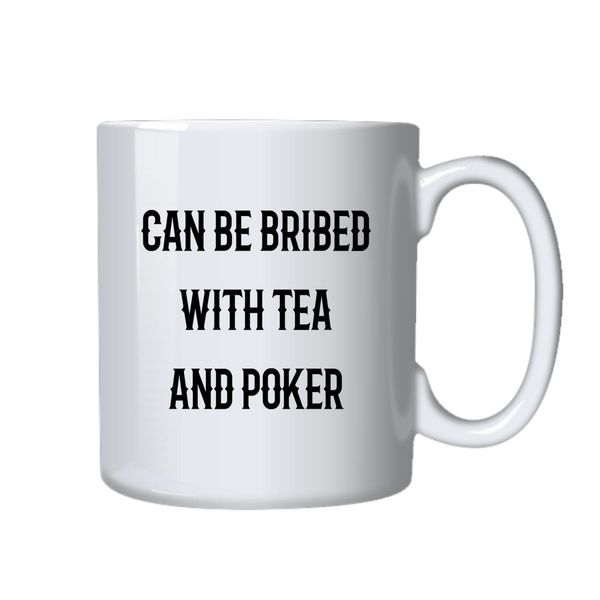 Tea and Poker Mug - Best Funny Novelty Cup Gift Idea