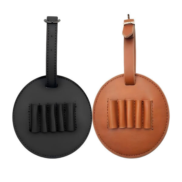 2 Pack PU Leather Golf Tee Holder Waist Hanging Spike Storage Pouch