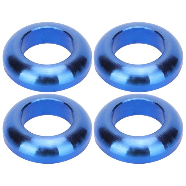 4 Pieces M6 Titanium MTB Brake Caliper Screws Blue