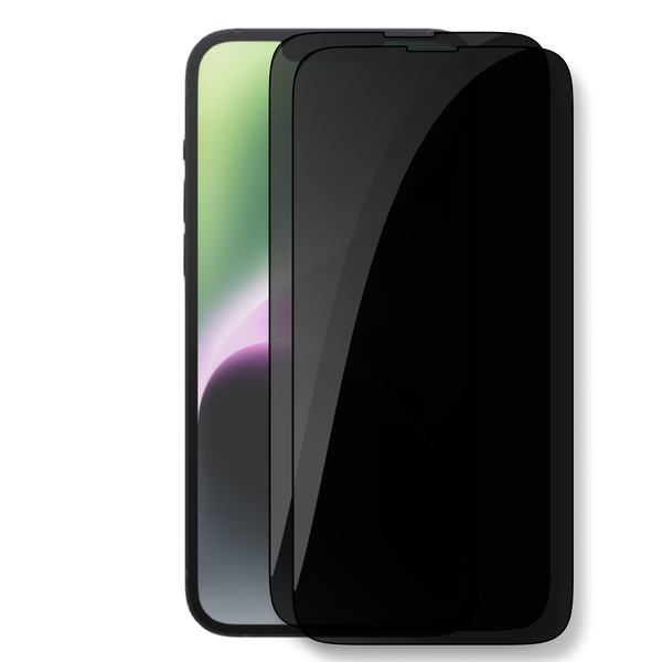 Privacy Glass Screen Protector Compatible with iPhone 14 Plus (Pack of 2)
