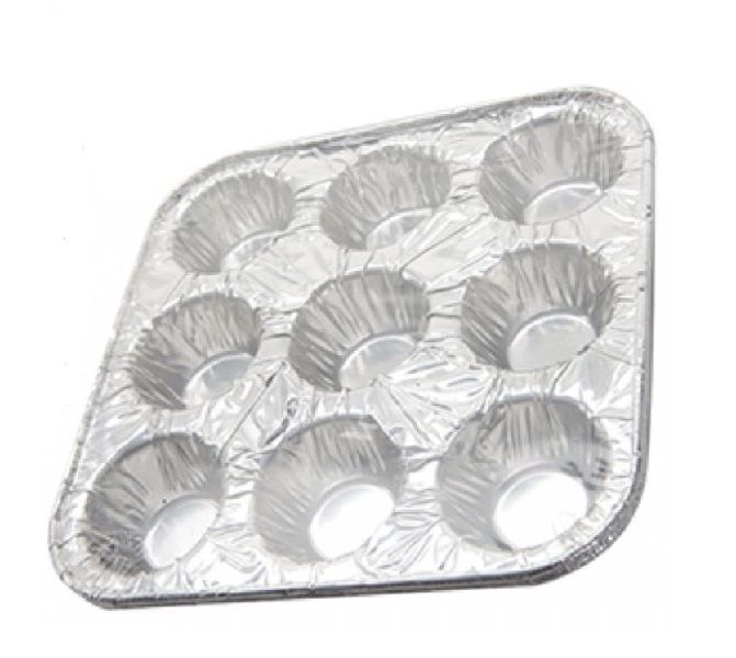 6 Mini Muffin Foil Trays
