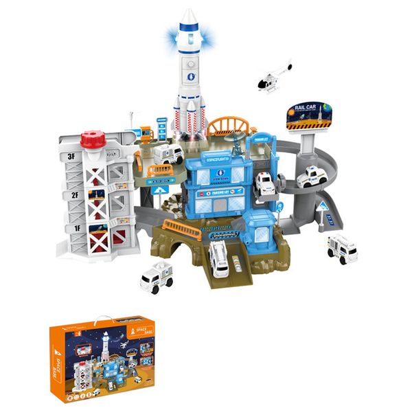 73 Pieces Space Car Tracks Toys Gifts for Boys Kids Gift for Ages 3+