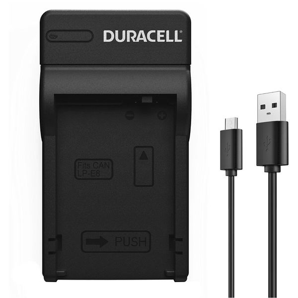 Charger for Canon LP-E8 Battery by Duracell