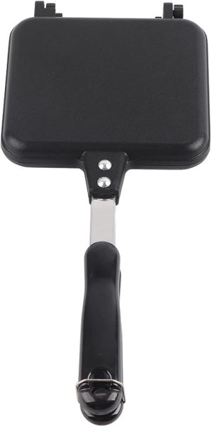 Double Sided Breakfast Frying Pan Easy to for Home and Camping use