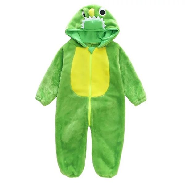 Green Crocodile Hooded Onesie