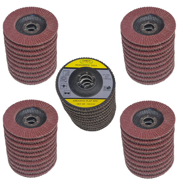 Camco (Box of 50) Flap Discs 115mm - 36 Grit