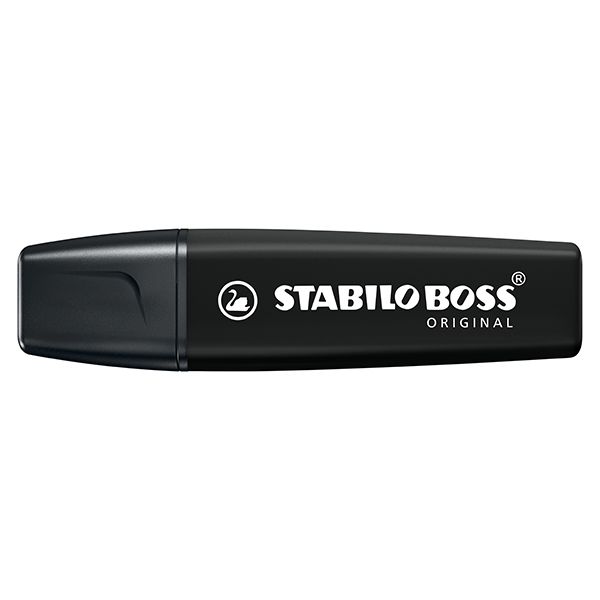 STABILO BOSS Original Black Text Marker Box of 10