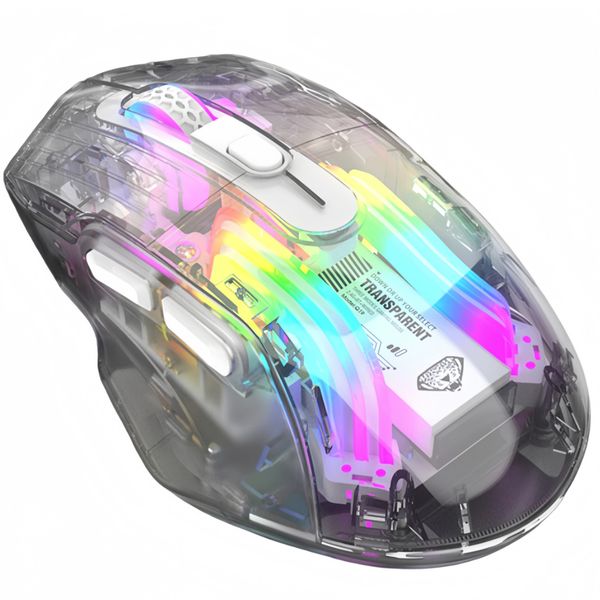 Ergonomic Silent Gaming Mouse ,3 Connection Modes Wireless/Bluetooth/Wired