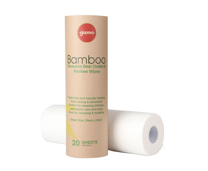 Gizmo Reusable Bamboo Kitchen Cloths - 2 Pack