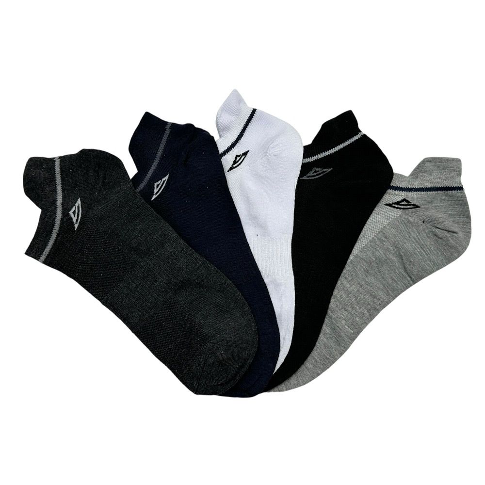 5 Pair Men Ankle Socks with Support Cushioned - 41-47