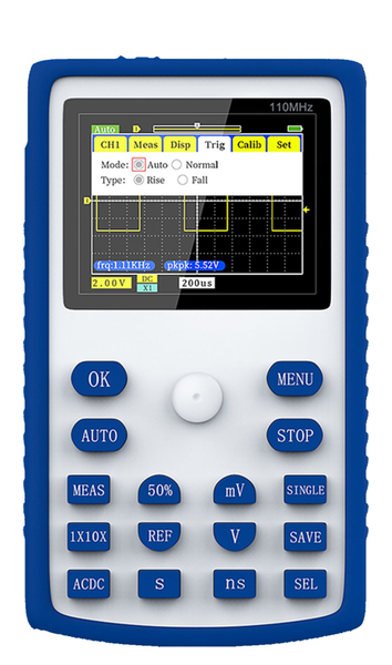 FNIRSI-1C15 110MHz Single-Channel Handheld Oscilloscope- Electronics,Field