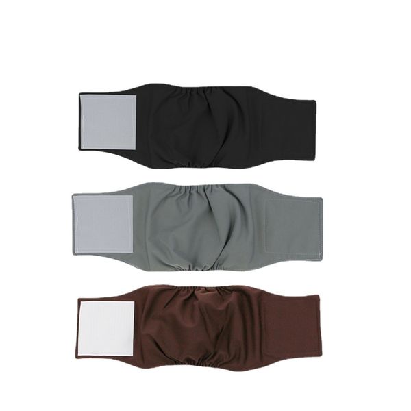 3-Pack Reusable Dog Nappies, Male Dog Diaper, Leak-Proof, Super Absorbent,M