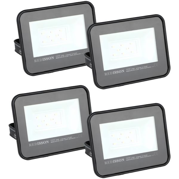 Redisson 10W LED Flood Light - IP66 Waterproof Outdoor Spotlight for Yard